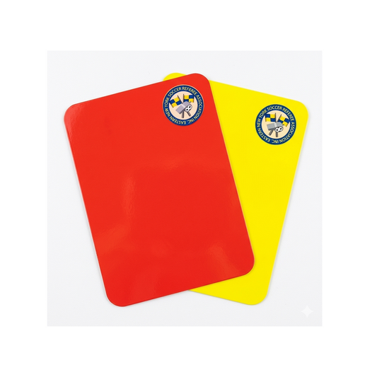 Personalized Yellow Red Card, Custom Yellow Red Card