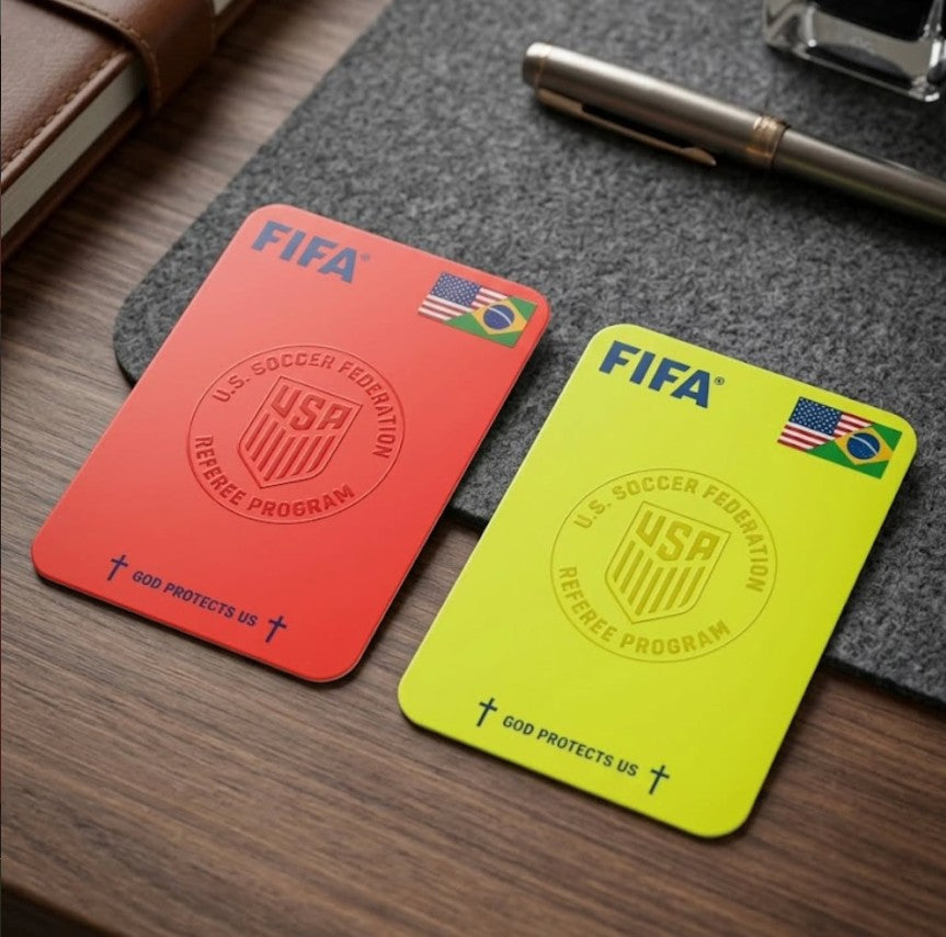 Multi-Personalized Referee Yellow Red Card