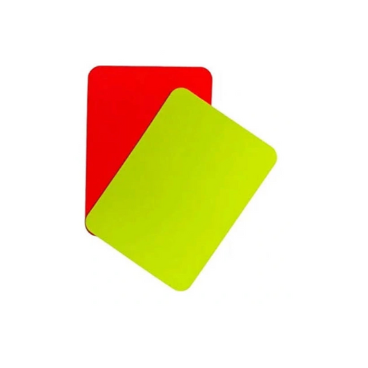 Yellow Red Card 11x8 Cm