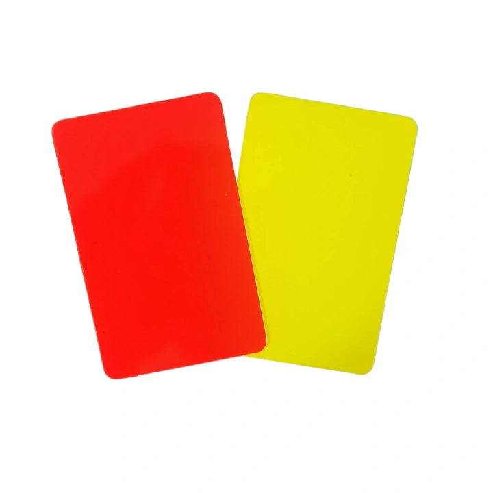 Yellow Red Card, Size 11x7cm, Referee Cards