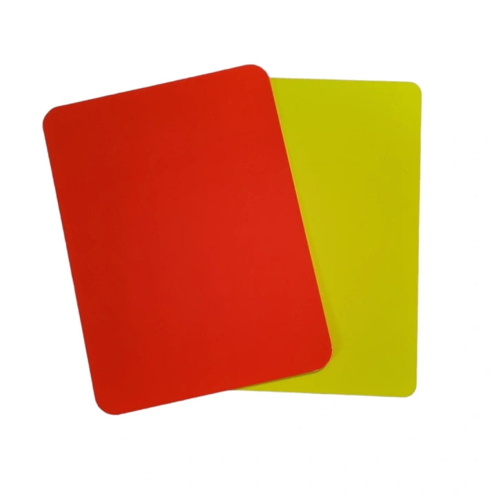Yellow Red Card, Size 12x9cm, Referee Cards